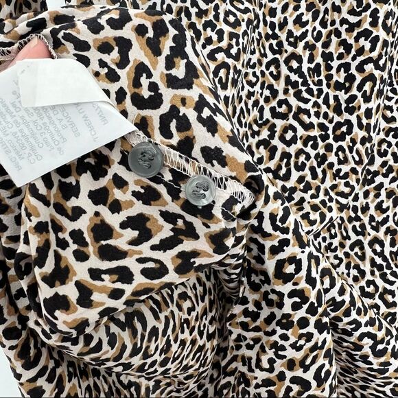 J. Crew animal print blouse 4 - Picture 8 of 8